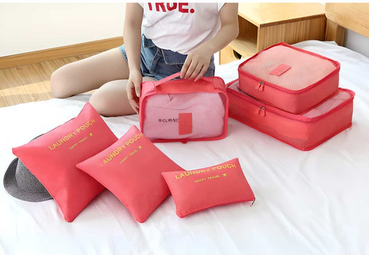 Set of 6 Packing Cube Set for Travel